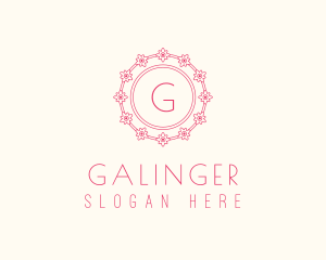 Spring Flower Plant  Logo