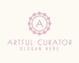 Spring Flower Plant  logo design