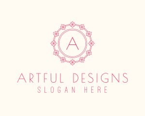 Spring Flower Plant  logo design