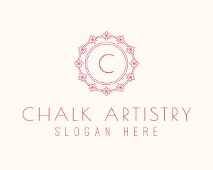 Spring Flower Plant  logo design