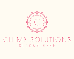 Spring Flower Plant  logo design