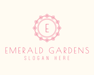 Spring Flower Plant  logo design