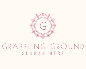 Spring Flower Plant  logo design