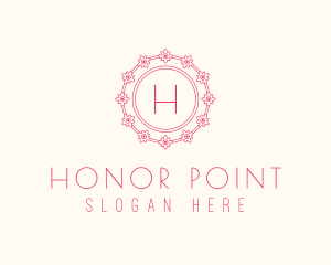 Spring Flower Plant  logo design