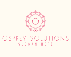 Spring Flower Plant  logo design