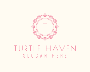 Spring Flower Plant  logo design