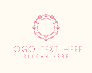 Flower Arrangement - Spring Flower Plant logo design