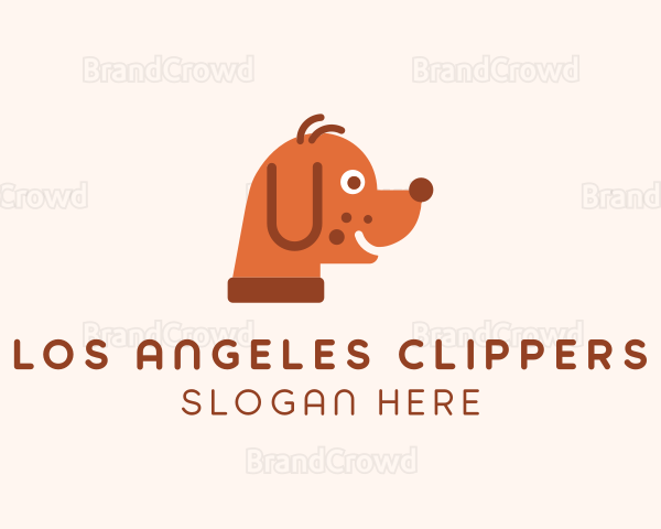 Cute Pet Grooming Logo