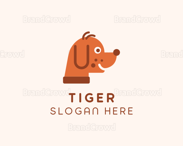 Cute Pet Grooming Logo