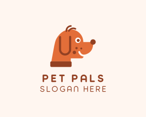 Cute Pet Grooming  logo design