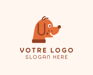 Domesticated Animal - Cute Pet Grooming logo design