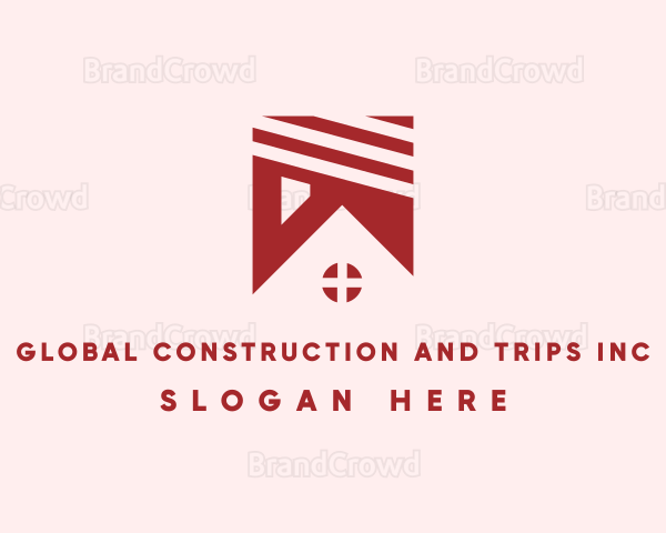 Residence House Roof Logo