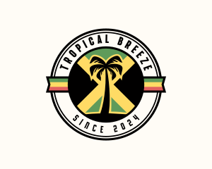 Jamaican Reggae Tree logo design