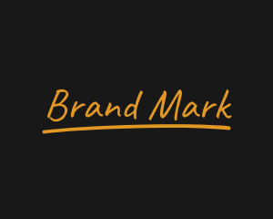 Trademark - Gold Chalk Signature logo design