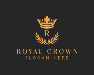 Royal Crown Lettermark logo design