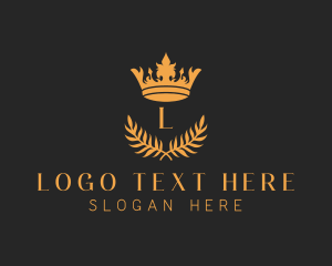 Royal - Royal Crown Lettermark logo design