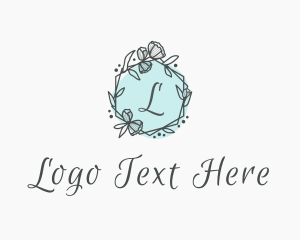 Relaxation - Organic Floral Beauty logo design