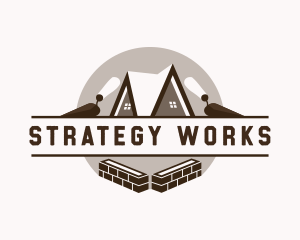 Masonry Construction Renovation logo design