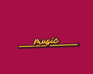 Retro Script Brand Logo