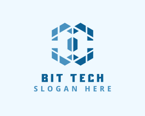 Abstract Tech Symbol logo design