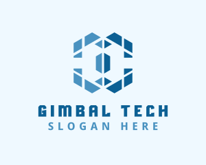 Abstract Tech Symbol logo design