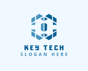 Abstract Tech Symbol logo design