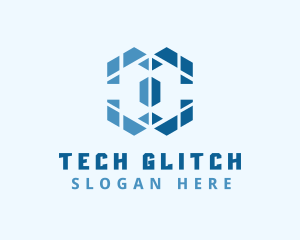 Abstract Tech Symbol logo design