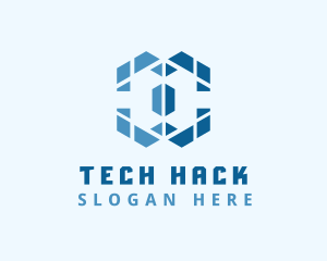 Abstract Tech Symbol logo design