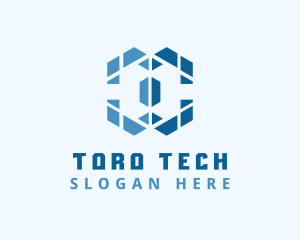 Abstract Tech Symbol logo design