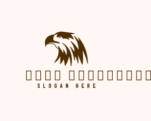 Minimalist - Wild Falcon Eagle logo design