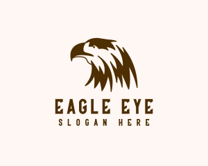 Wild Falcon Eagle logo design