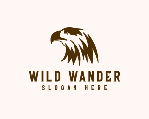 Wild Falcon Eagle logo design