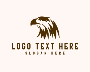 Wildlife Sanctuary - Wild Falcon Eagle logo design