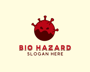 Pathogen - Microorganism Virus Influenza logo design