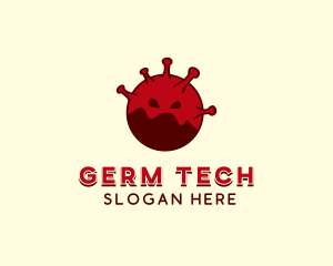 Microorganism Virus Influenza logo design