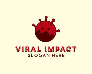Contagious - Microorganism Virus Influenza logo design