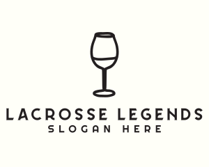 Wine Glass Drink logo design