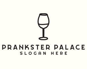 Wine Glass Drink logo design