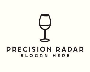 Wine Glass Drink logo design