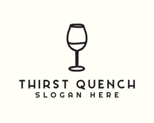 Drink - Wine Glass Drink logo design