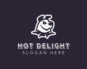 Pet Cartoon Dog logo design