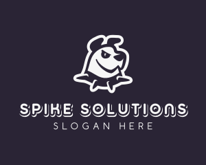 Pet Cartoon Dog logo design