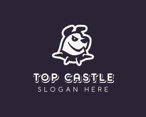 Pet Cartoon Dog logo design