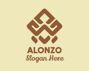 Brown Tribal Pattern logo design