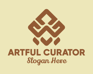 Brown Tribal Pattern logo design