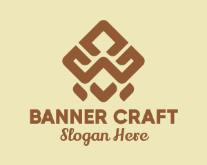 Brown Tribal Pattern logo design