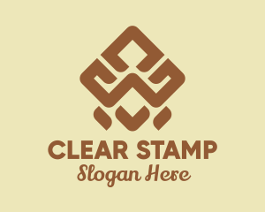 Brown Tribal Pattern logo design