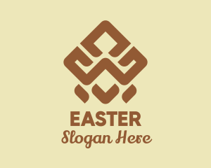 Brown Tribal Pattern logo design