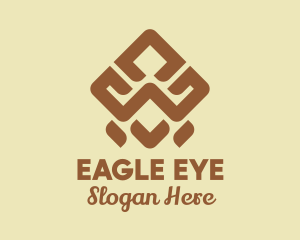 Brown Tribal Pattern logo design