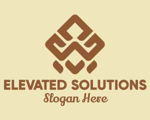 Brown Tribal Pattern logo design